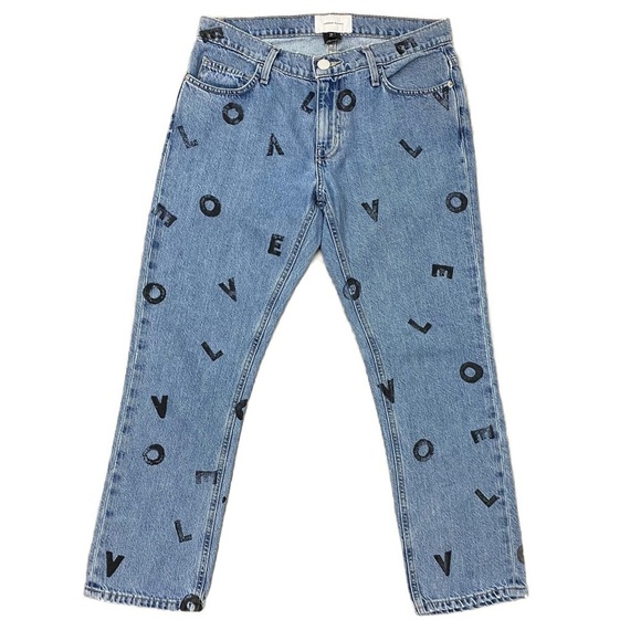 CURRENT / ELLIOT Cropped Straight ankle LOVE jeans Womens size 27 - Picture 11 of 11